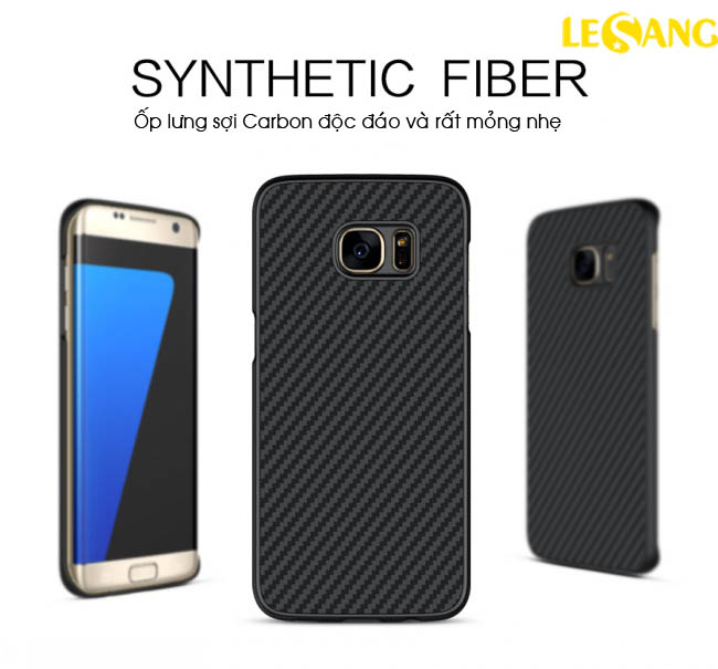 Ốp lưng Galaxy S8 Synthetic Fiber Green Carbon 1