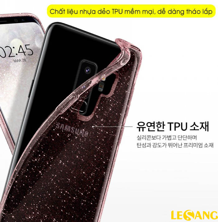 Ốp lưng Galaxy S9 Plus Spigen Liquid Crystal Glitter 36