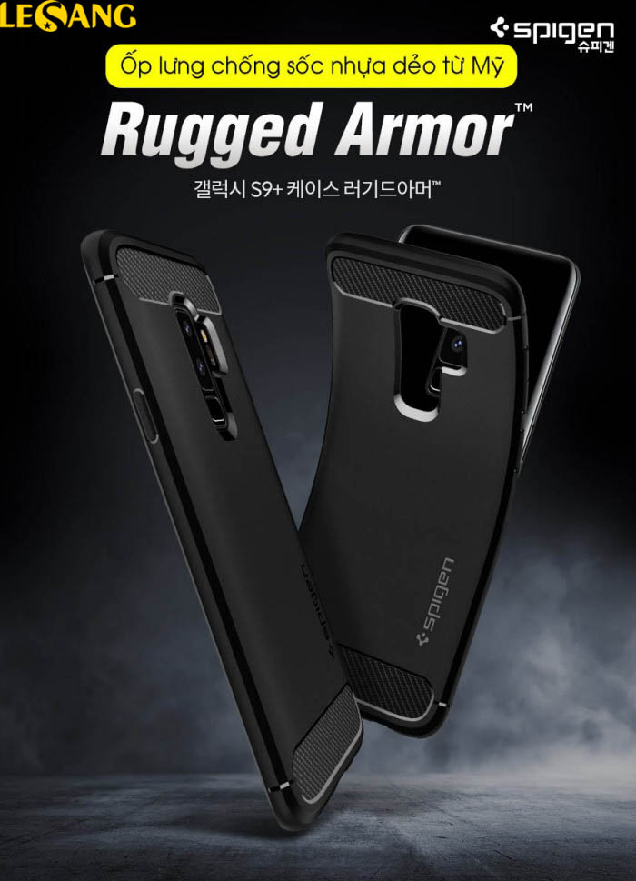 Ốp lưng Samsung S9 Plus Spigen Rugged Armor 1