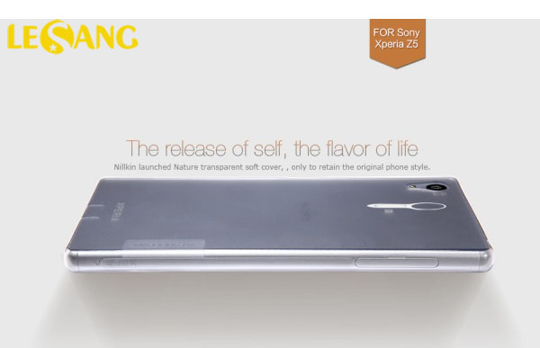 Ốp lưng Sony Z5 Premium Nillkin TPU nhựa dẻo trong suốt 123
