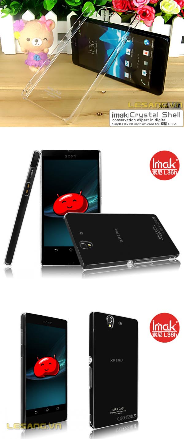 ốp lưng sony xperia z trong suốt