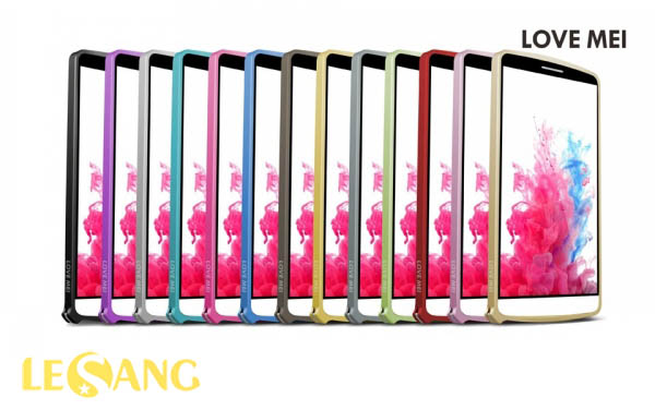 Ốp viền LG G3 Love Metal 1