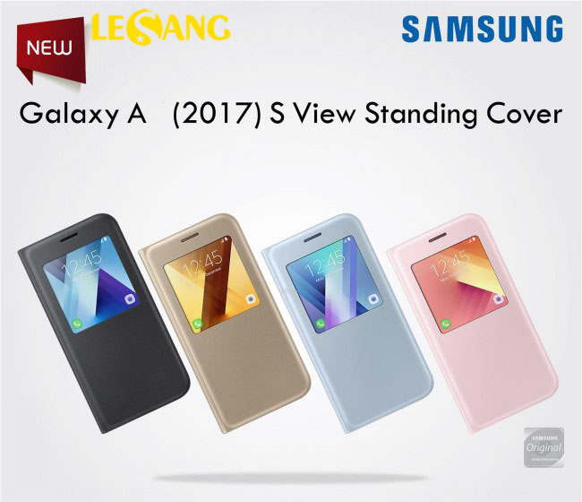 Bao da Galaxy A5 (2017) S View Cover chính hãng Samsung (Fullbox) 1