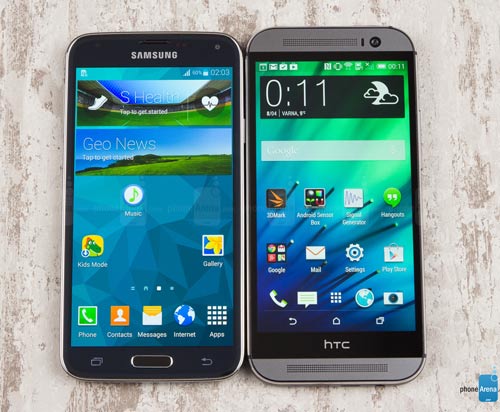 So sánh tổng quan HTC One M8 và Galaxy S5 - 1