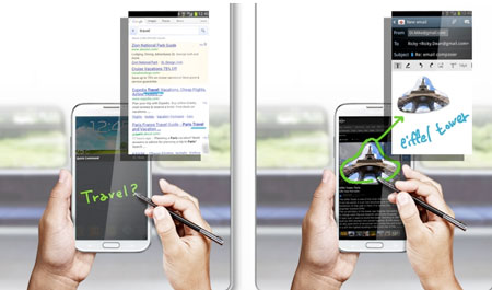 Tìm hiểu bút S-pen trên Samsung Galaxy note 2 - 4