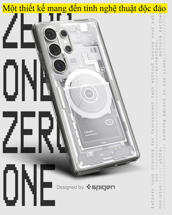 Ốp lưng Galaxy S25 Ultra Spigen Ultra Hybrid Zero One122