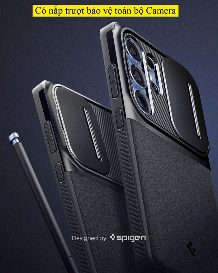 Ốp lưng Samsung S25 Ultra Spigen Optik Armor bảo vệ Camera4252