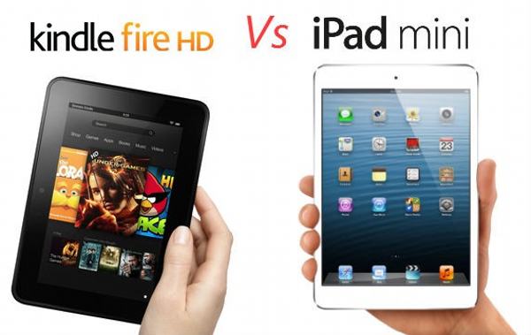 So sánh Kindle Fire HD và ipad mini - 1