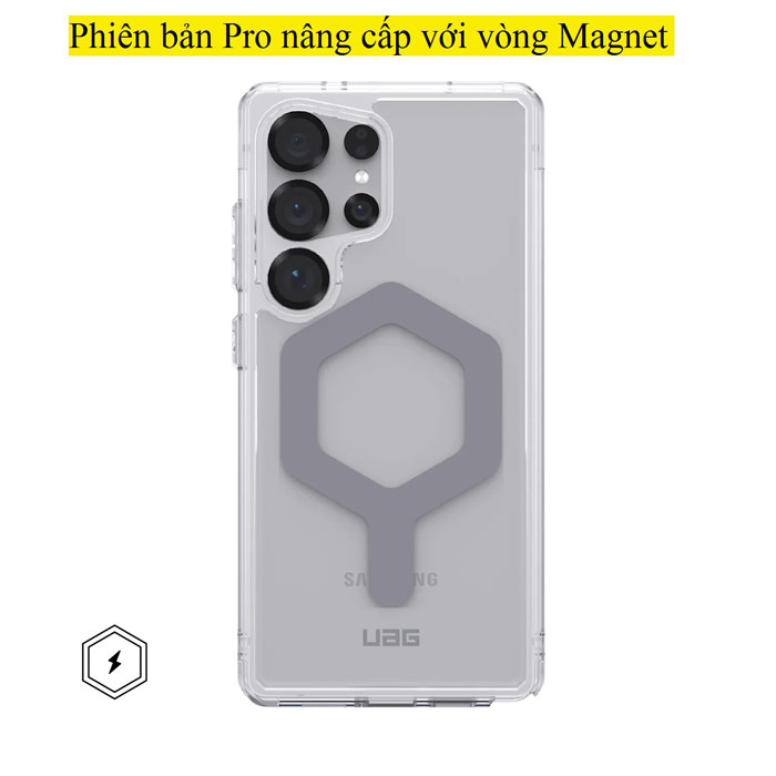 Ốp lưng Galaxy S25 Ultra UAG Plyo Pro Magsafe trong suốt 1243