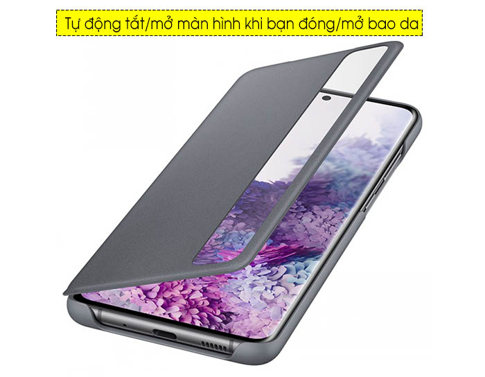 Bao da Clear View S20 Ultra Wallet Cover chính hãng Samsung (Full Box) 3