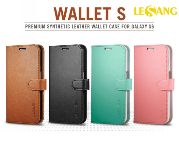 Bao da Galaxy S6 Spigen Wallet S (USA) 1
