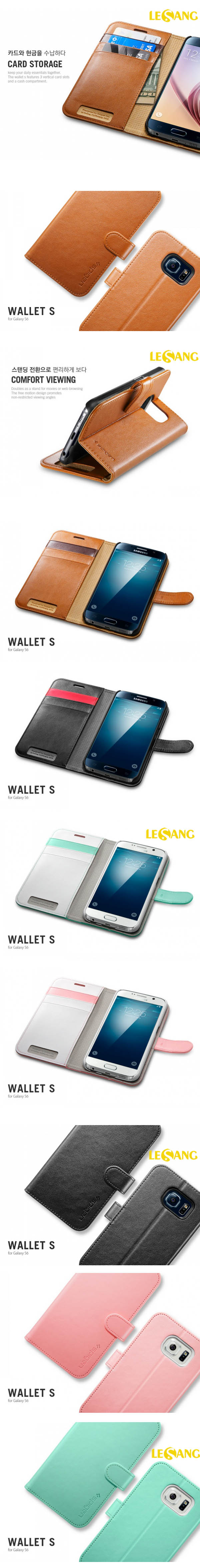 Bao da Galaxy S6 Spigen Wallet S (USA) 326