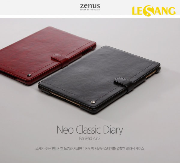 Bao da ipad Air 2 Zenus Neo Classic Diary 2