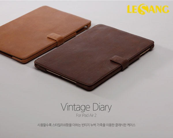 Bao da ipad Air 2 Zenus Vintage da lộn 3265