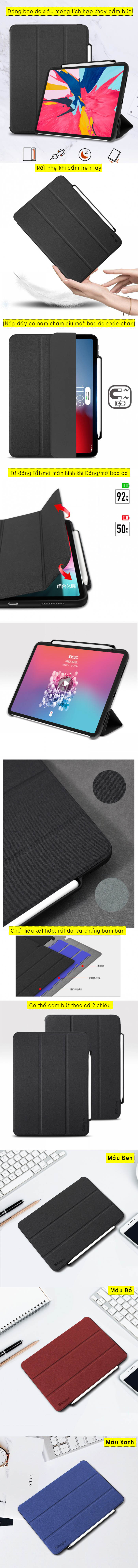 Bao da iPad Pro 11 inch 2020 Ringke Smart Case 3