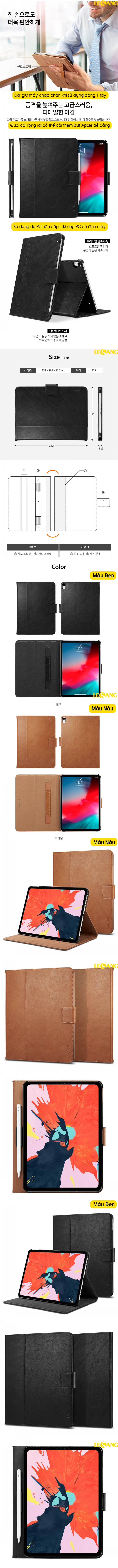 Bao da iPad Pro 11 inch (2018) Spigen Case Stand Folio	 56