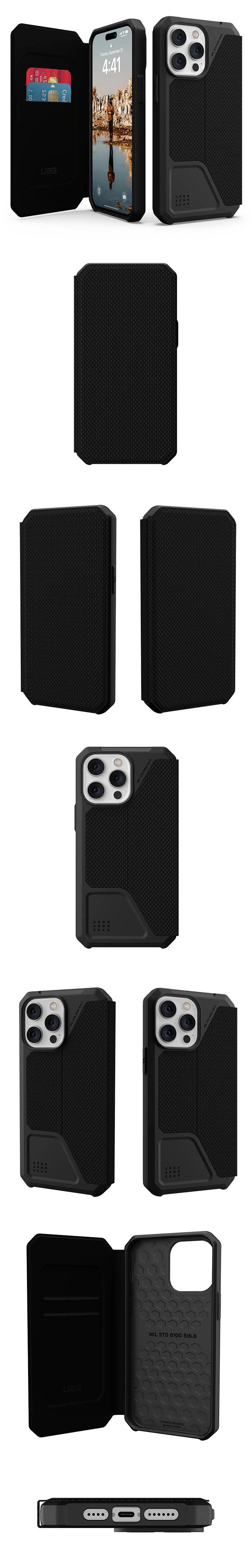 Bao da iPhone 14 Pro Max UAG Metropolis Kevlar 2