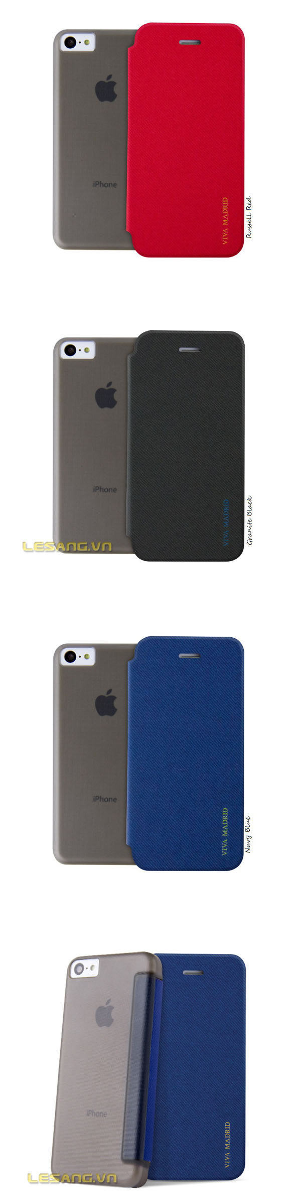 bao da iphone 5c siêu mỏng, lưng trong