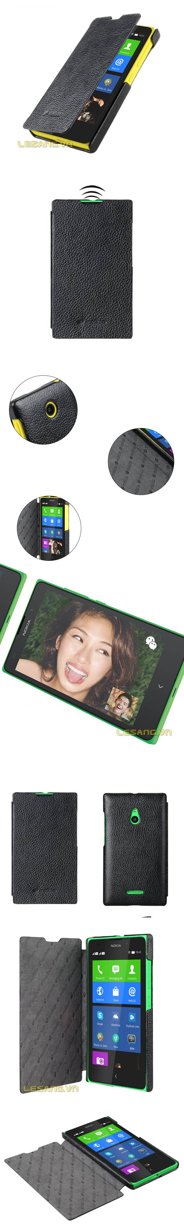 Bao da Nokia XL Melkco Book Cover 2