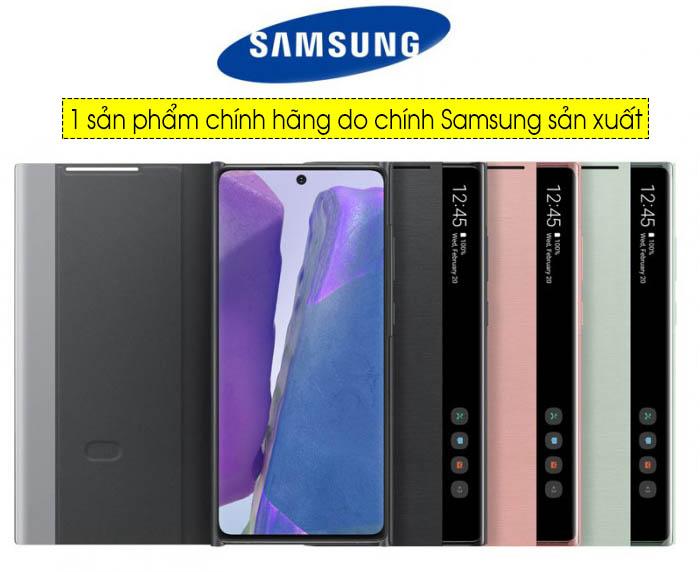 Bao da Clear View Note 20 Ultra Wallet Cover chính hãng Samsung (Full Box) 1