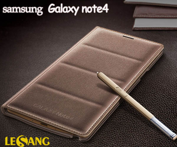 Bao da Note 4 Flip Wallet chính hãng Samsung 2