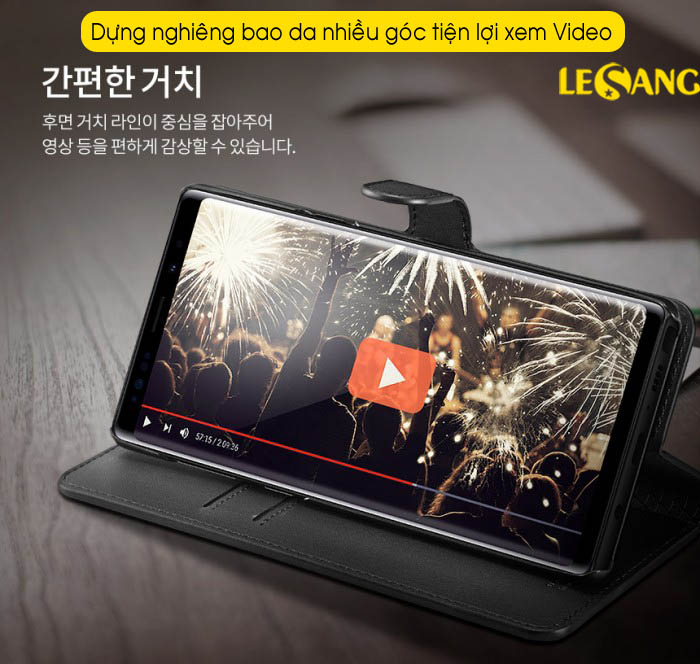 Bao da Samsung Galaxy Note 9 Spigen Wallet S 23