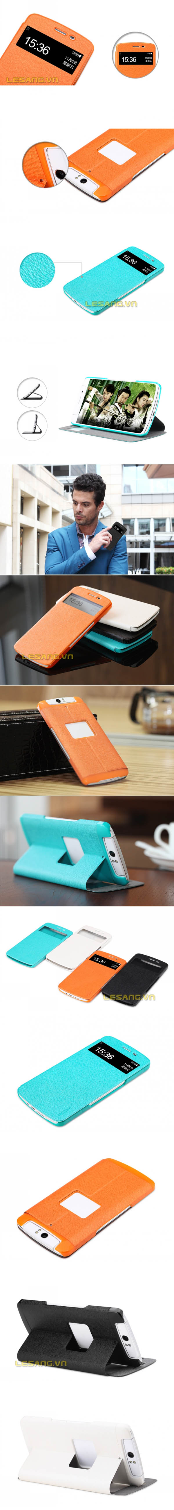 bao da oppo n1 có màn hình phía trước
