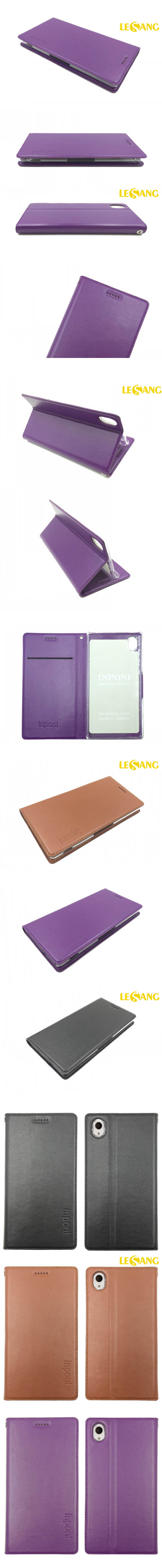 Bao da Sony M4 Aqua INPONI Slim siêu mỏng 333