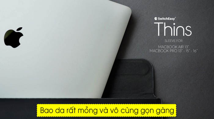 Bao da / Túi đựng Macbook Pro 13 inch SwitchEasy Thins Case 1