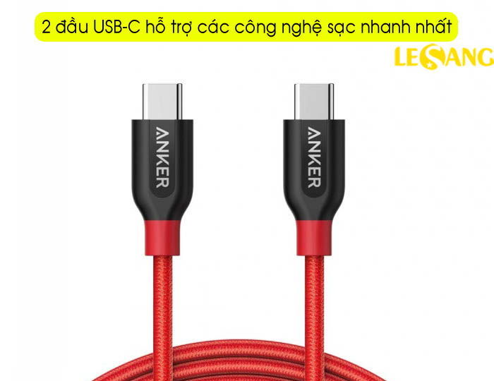 Cáp Anker PowerLine+ USB-C ra USB-C 2.0 - 0.9m - A8187 0