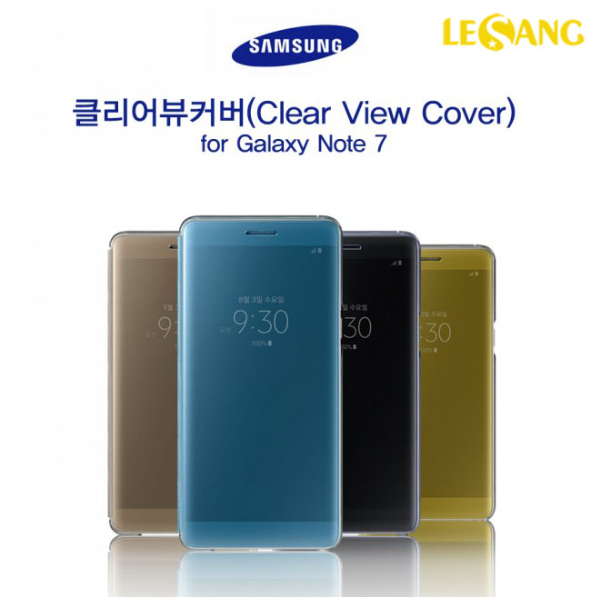 Bao da Note 7 Clear View chính hãng Samsung (Full Box) 1