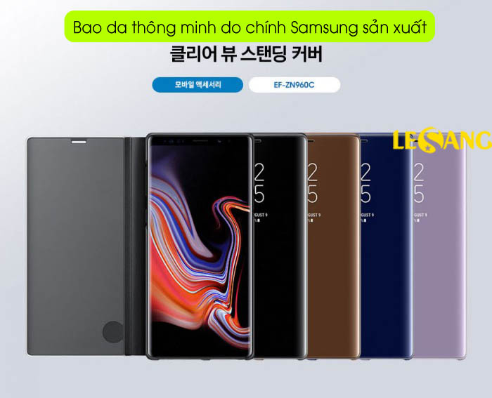 Bao da Clear View Note 9 Standing Cover chính hãng Samsung (Full Box) 4
