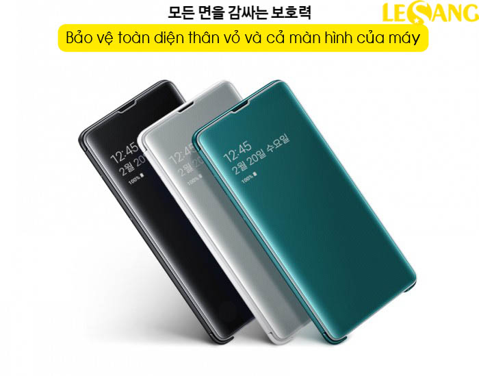 Bao da Clear View Samsung S10 Standing Cover chính hãng (Full Box) 4