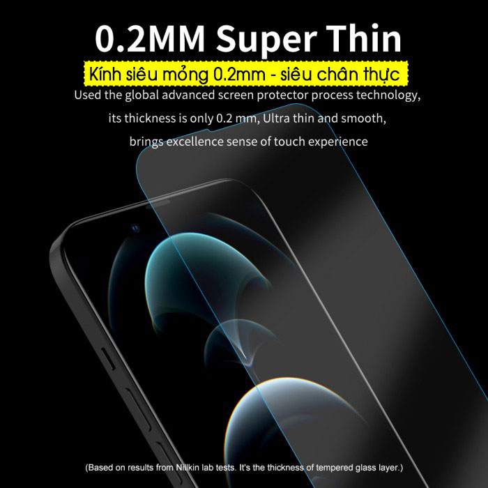 Miếng dán cường lực iPhone 13 Pro Max Nillkin H+ Pro 0.2mm 1