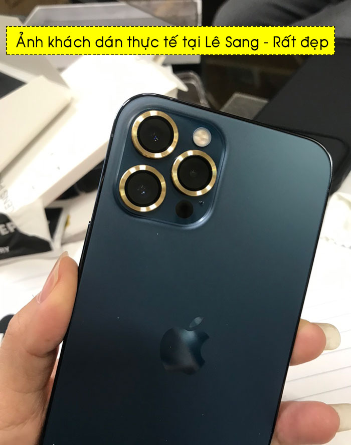 Miếng dán bảo vệ Camera iPhone 12 Pro Max Zeelot Titanium cường lực 00