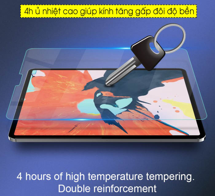 Dán kính cường lực iPad Pro 11 2020 Nillkin H+ chống vân tay 1