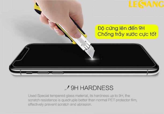 Dán kính cường lực iPhone X Nillkin T+ Pro mỏng nhất 0.15mm - 4