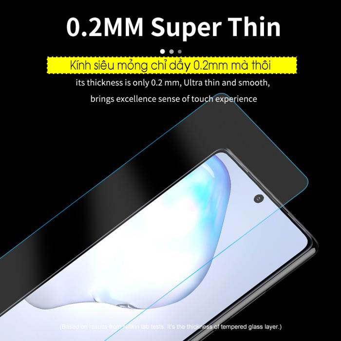 Dán kính cường lực Samsung Note 20 Nillkin H+ Pro 0.2mm 1