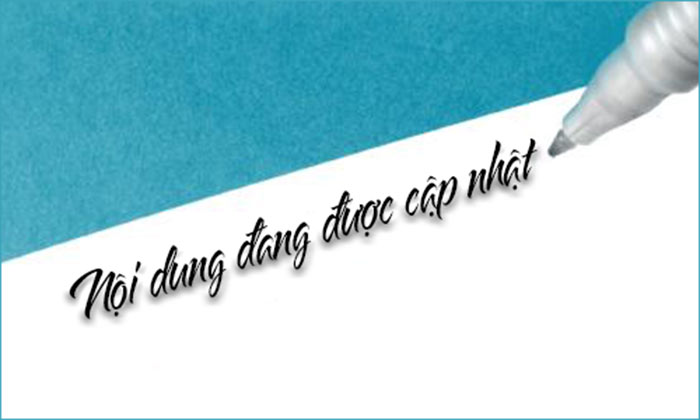 Nội dung đang được cập nhật