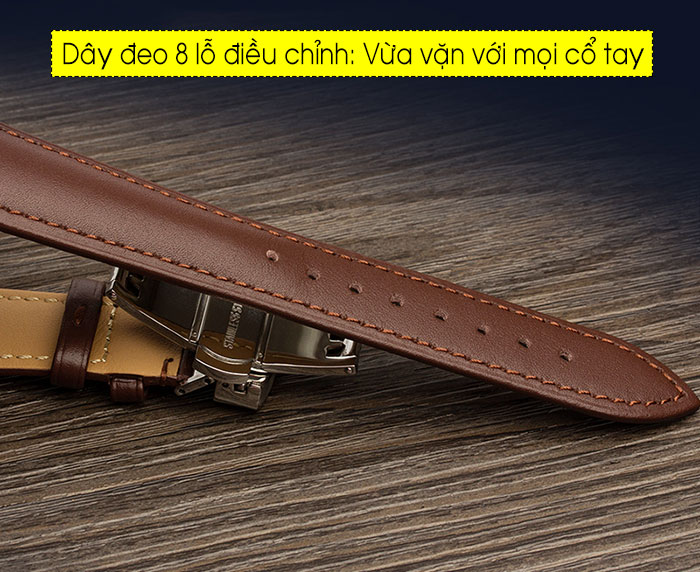 Dây đeo Apple Watch 42/44/45/49mm da thật Qlino Leather 36