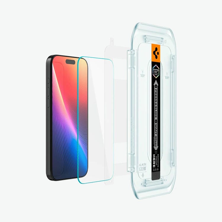 Kính cường lực iPhone 17 Pro Max Spigen Glas.tR EZ FIT - Không có viền đen 13