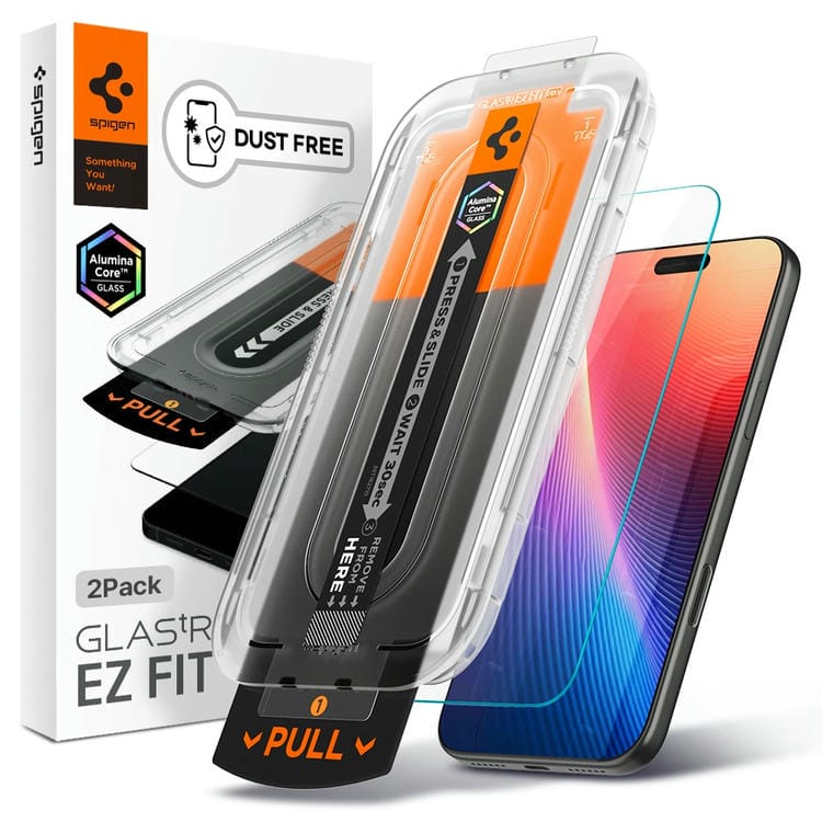 Kính cường lực iPhone 17 Pro Max Spigen Glas.tR EZ FIT - Không có viền đen 10
