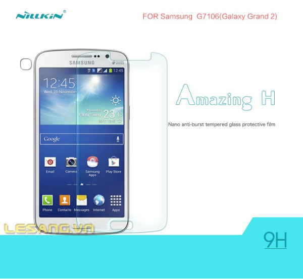 Dán kính cường lực Galaxy Grand 2 Nillkin Amazing 1