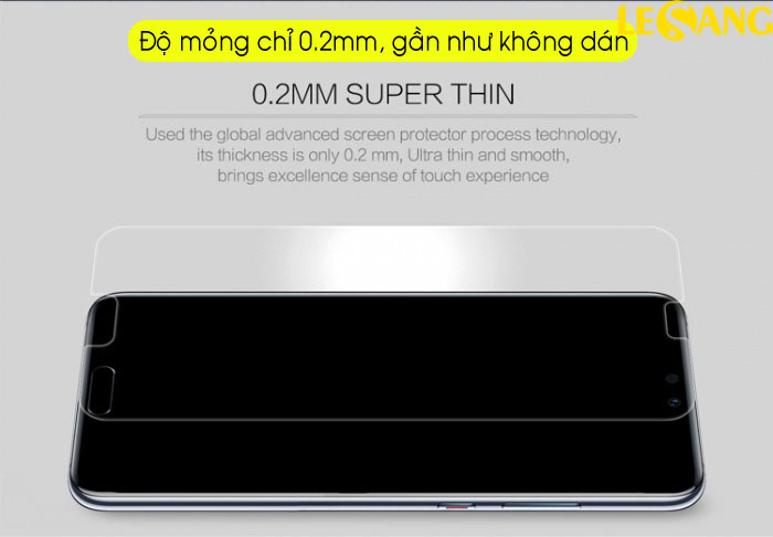 Dán kính cường lực Huawei P20 Pro Nillkin H+ Pro 0.2mm 3