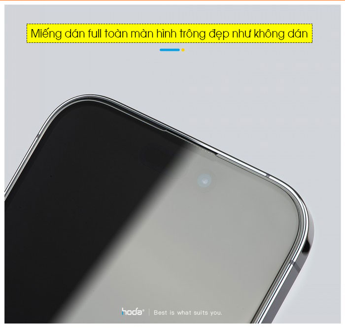 Miếng dán kính cường lực iPhone 16 Pro Max Hoda Clear 2.5D 1