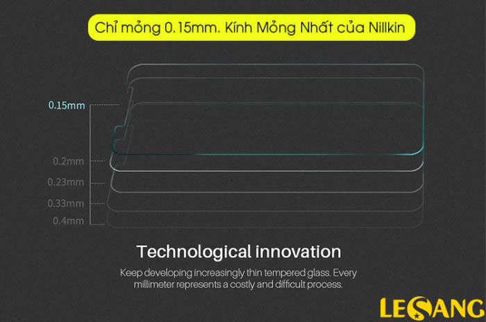 Dán kính cường lực iPhone X Nillkin T+ Pro mỏng nhất 0.15mm - 6