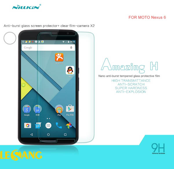 Kính cường lực Nexus 6 Nillkin Amazing 1