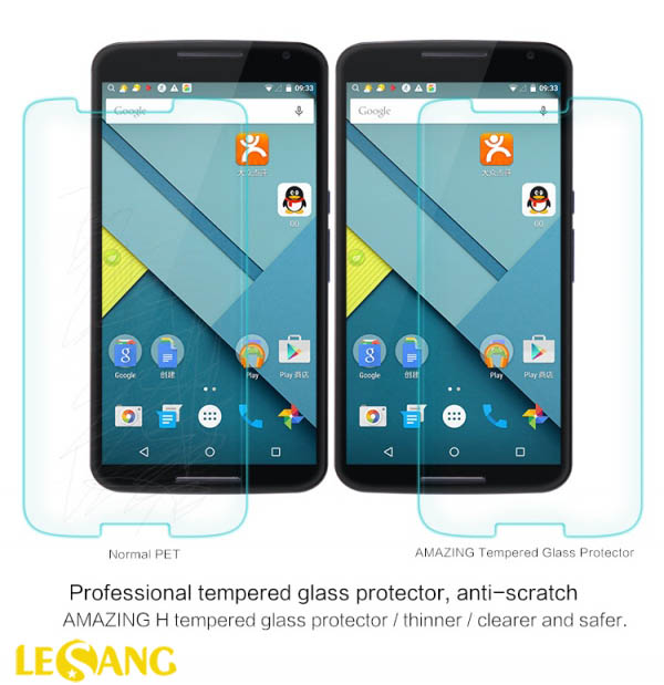 Kính cường lực Nexus 6 Nillkin Amazing 11