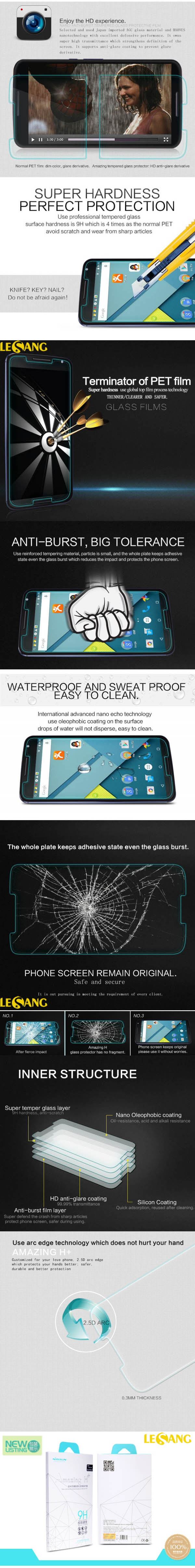 Kính cường lực Nexus 6 Nillkin 9H+ 32522