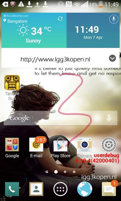 LG G3 với giao diện phẳng có thể ra mắt trong tháng 5 - 1
